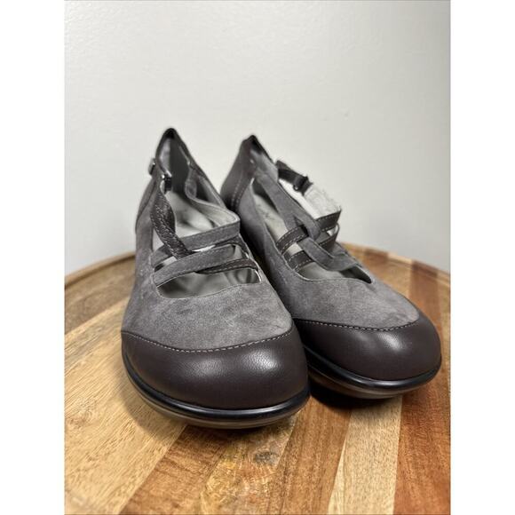 Jambu Toronto Grey Comfort Orthopedic Slip Resistant Suede Leather Shoes 8.5M - Picture 1 of 14